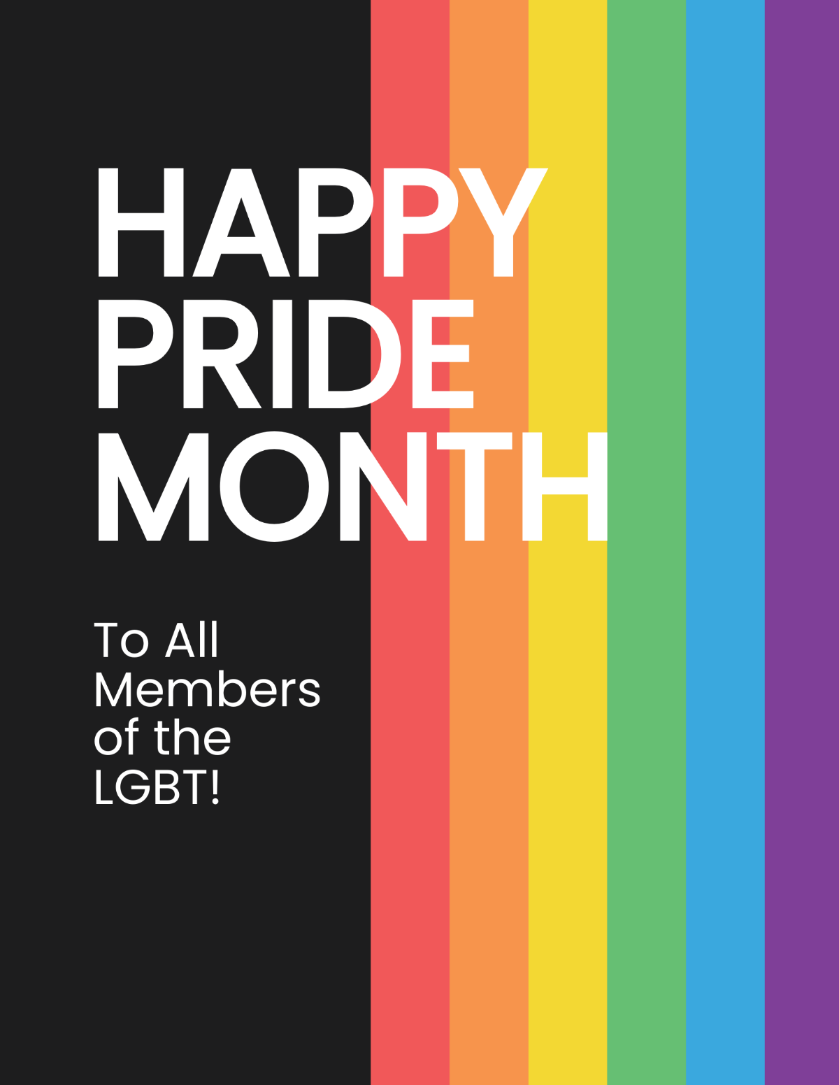 LGBT Pride Month Flyer Template
