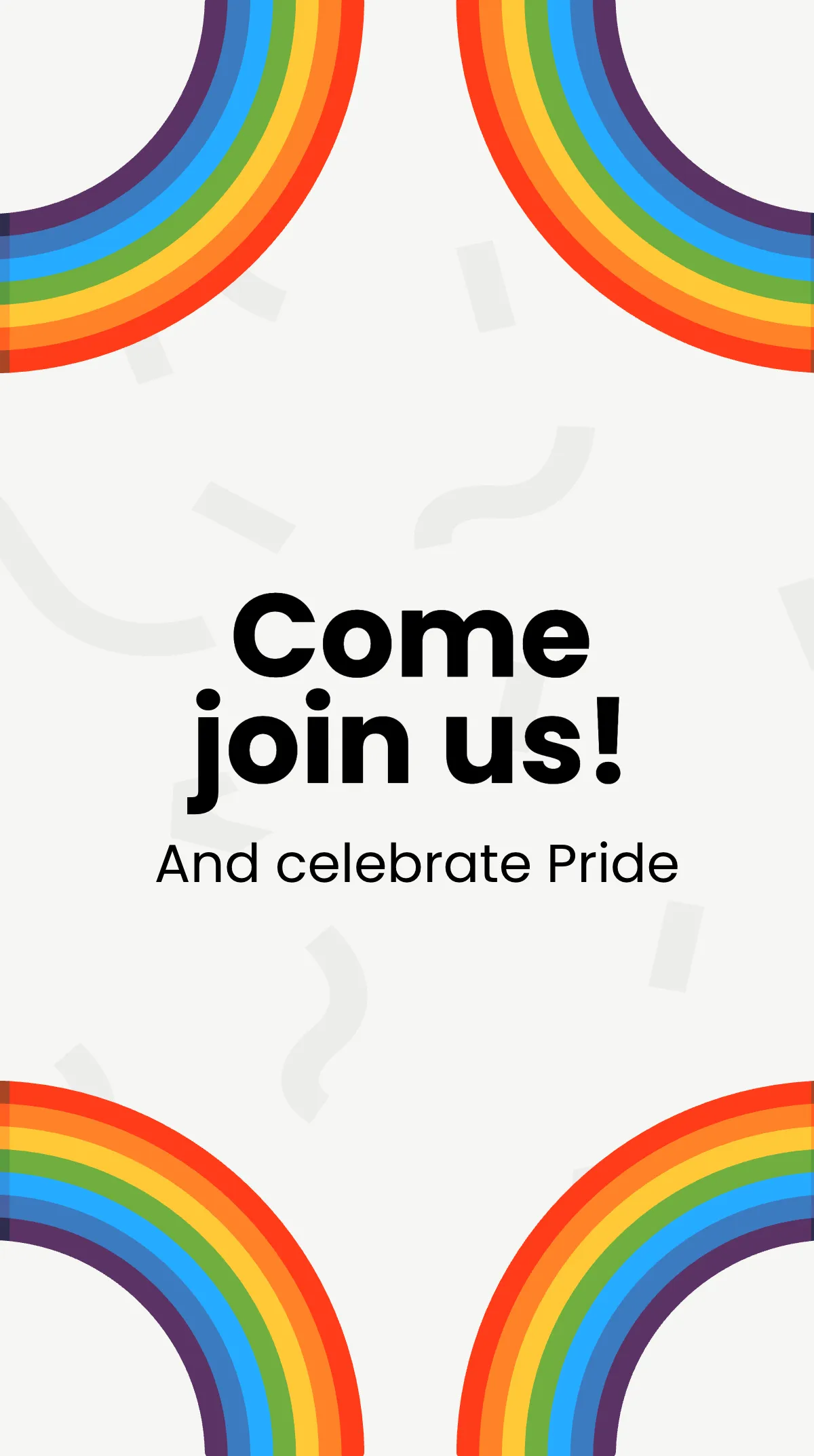 Free Pride Day Event Instagram Story Template to Edit Online