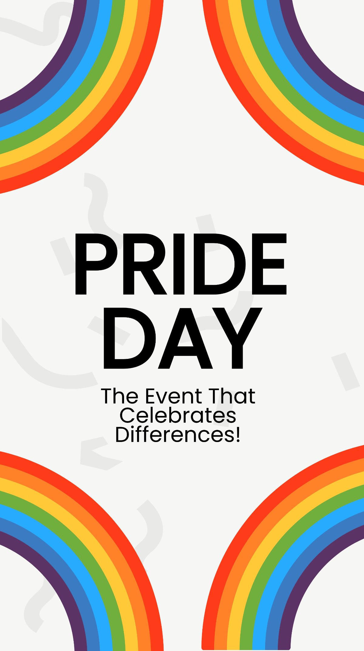 Pride Day Event Whatsapp Post Template