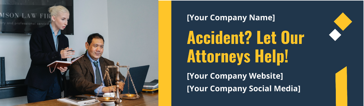 Legal and Law Services Billboard Template