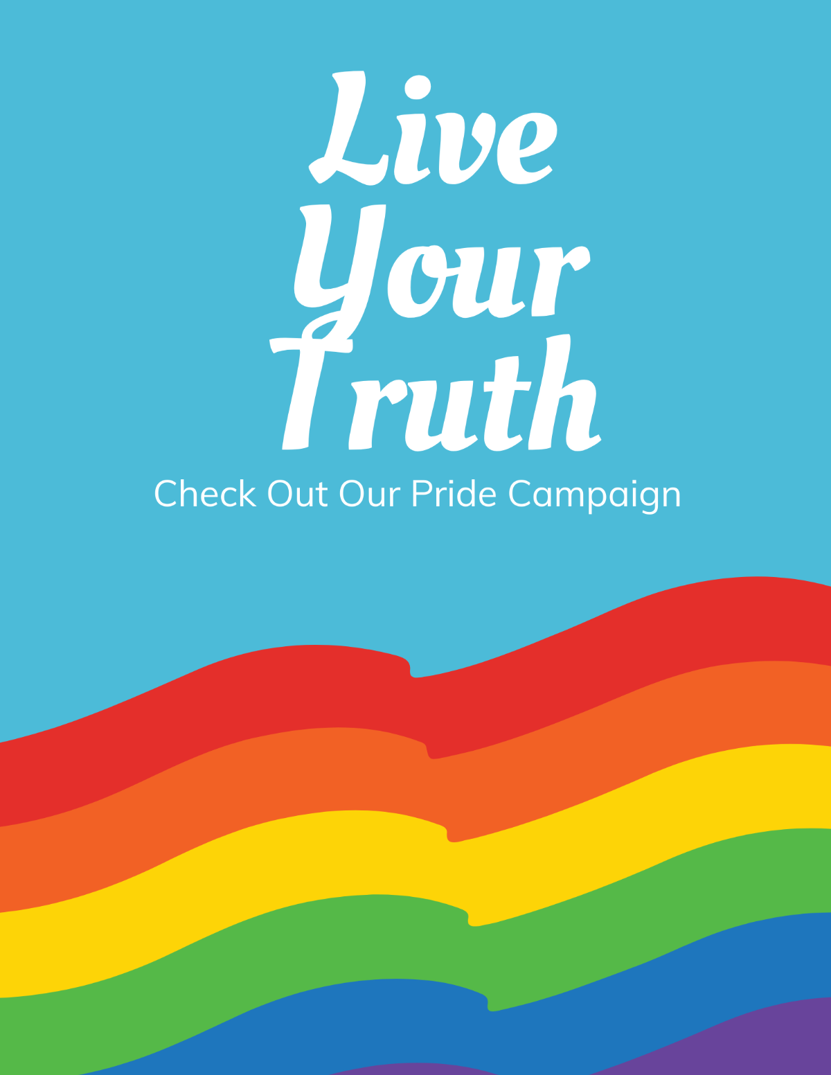 Pride Campaign Flyer Template
