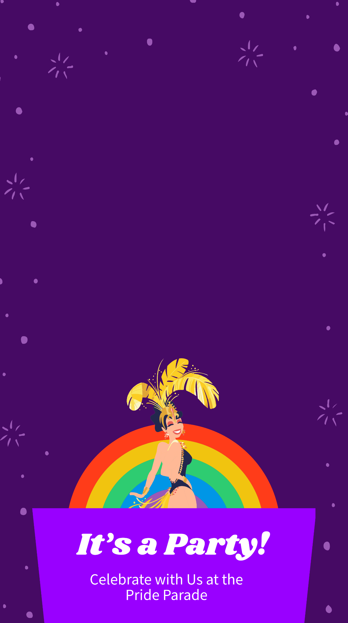 Pride Parade Snapchat Geofilter Template