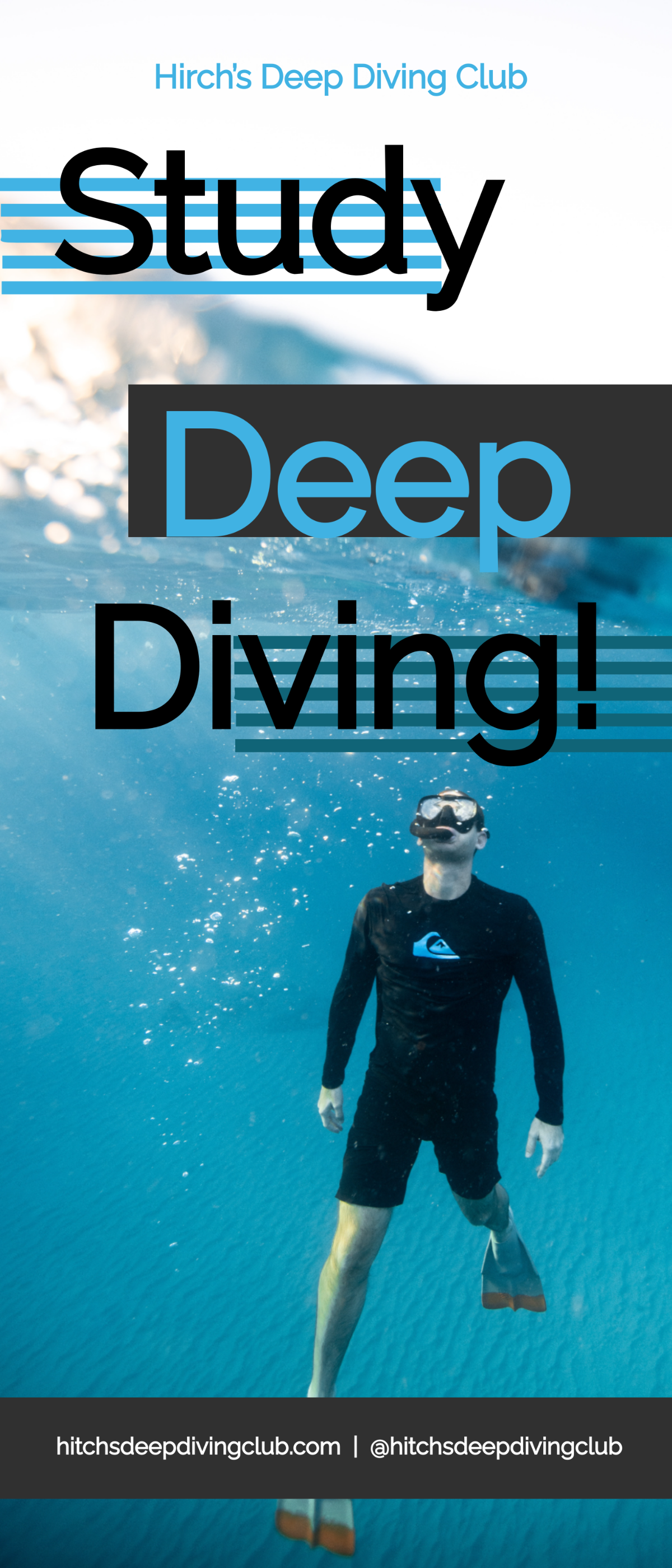 Deep Diving Club Rollup Banner Template