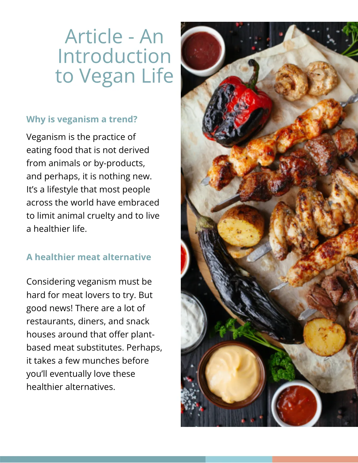 Free Food eBook Template to Edit Online