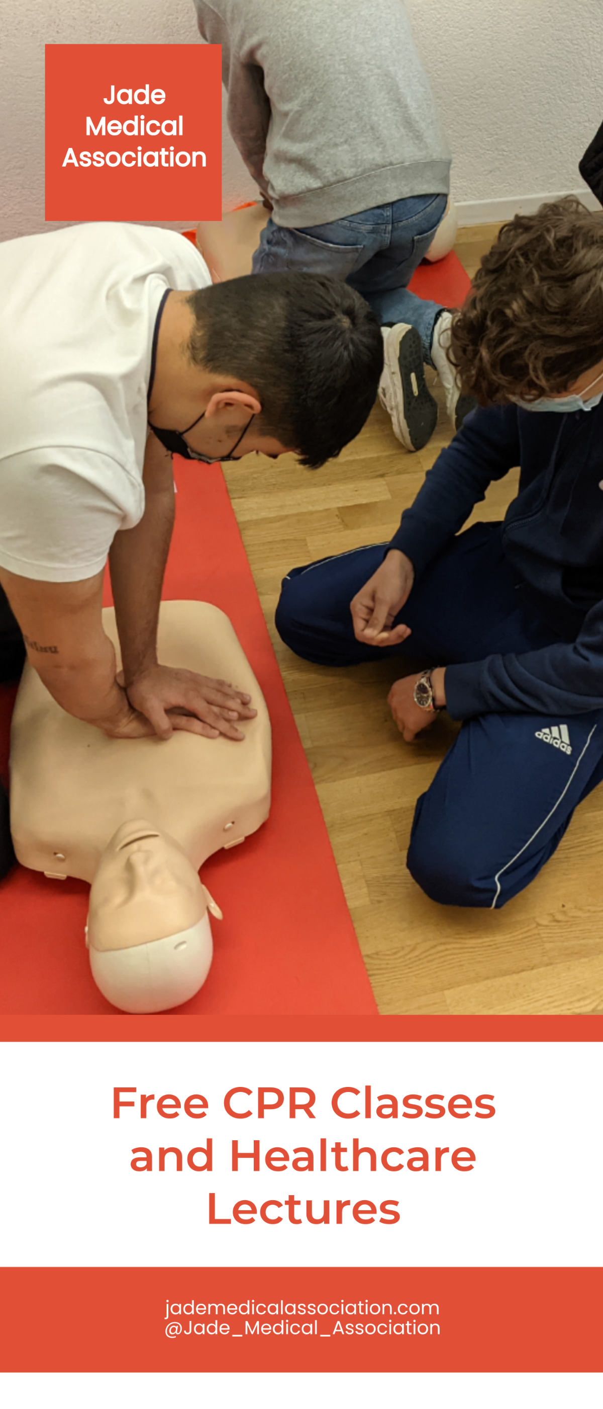 CPR Training Roll-up Banner