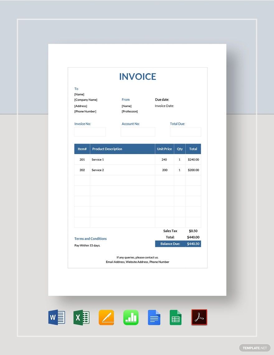 Accounting Invoices