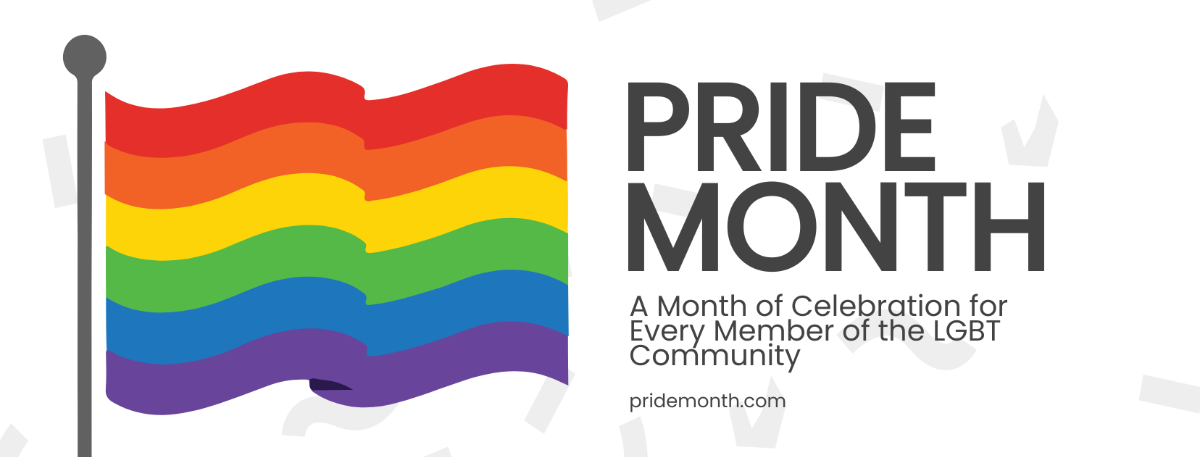 Pride Month Facebook Cover Template