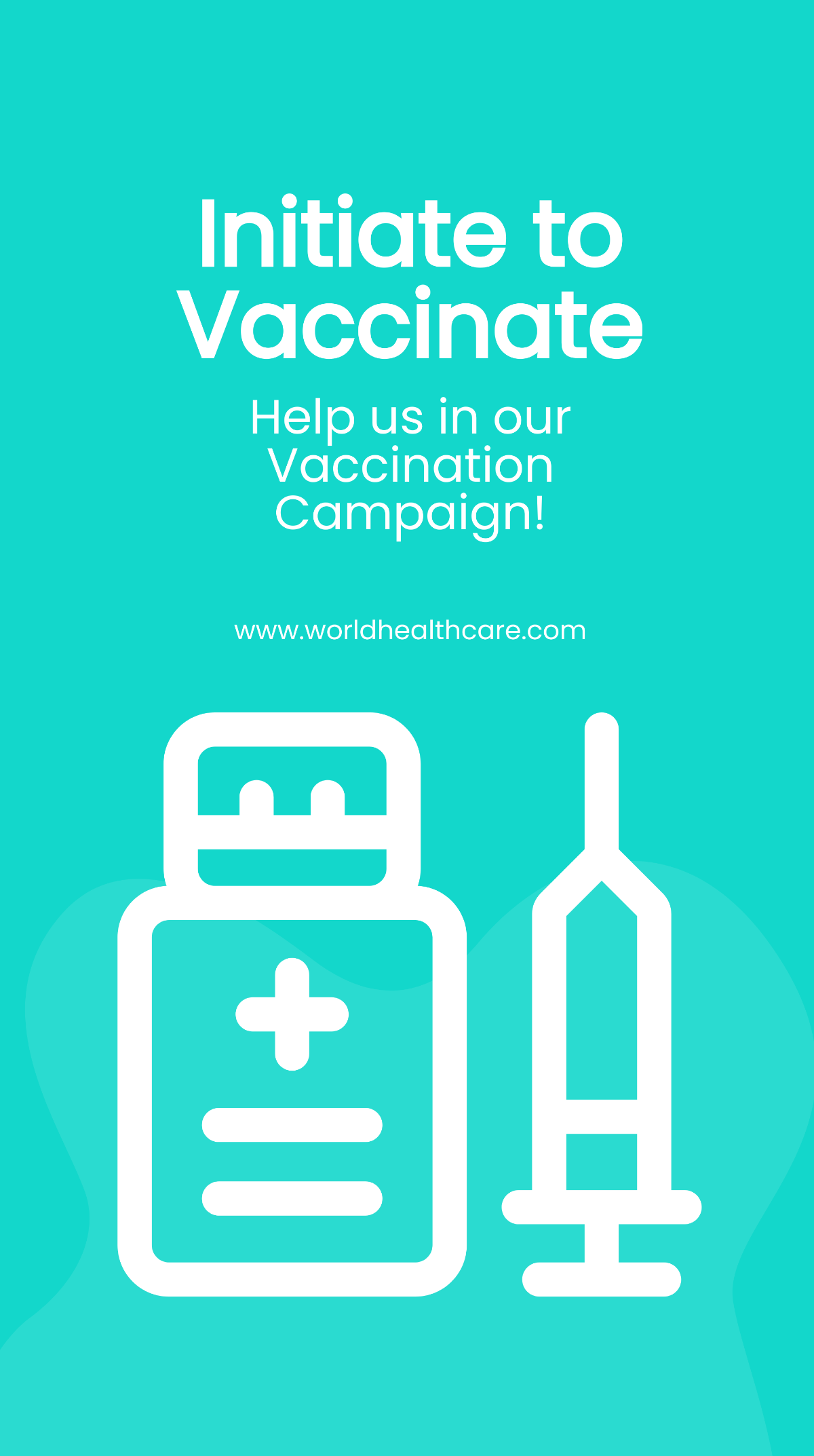 Free Vaccine Campaign Whatsapp Post Template