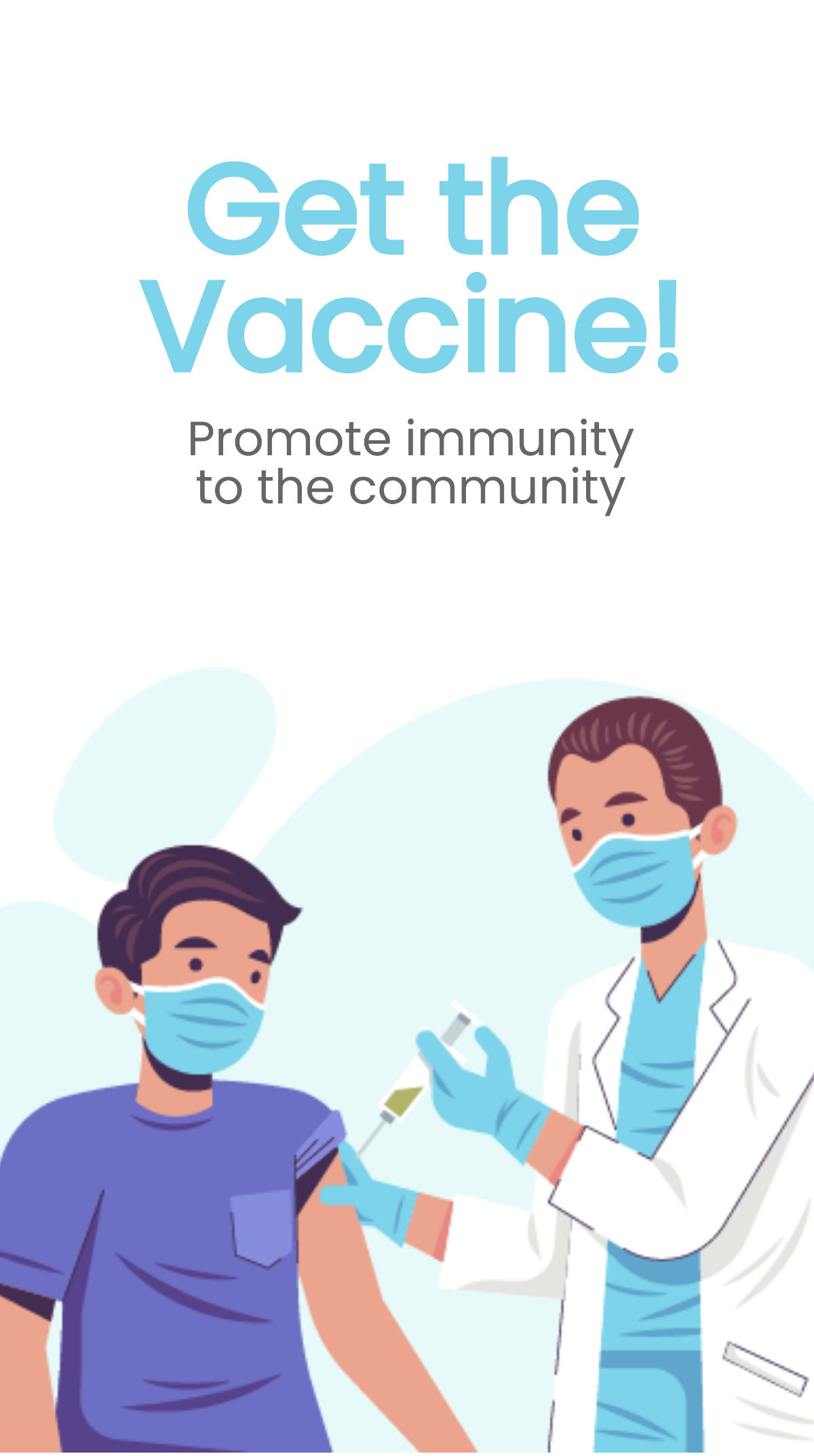 Free Get Vaccinated Instagram Story Template