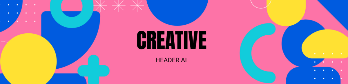 Free Creative Header AI Template