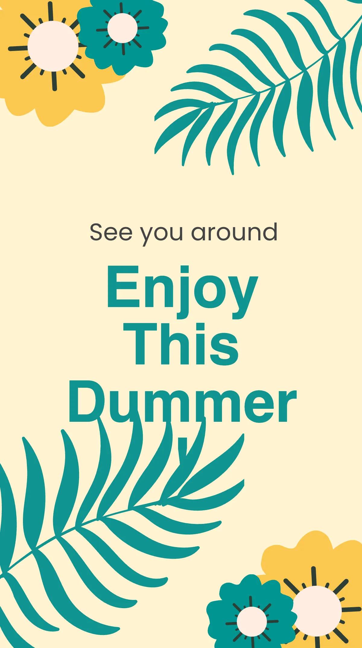 Free Happy First Day of Summer Instagram Story Template to Edit Online