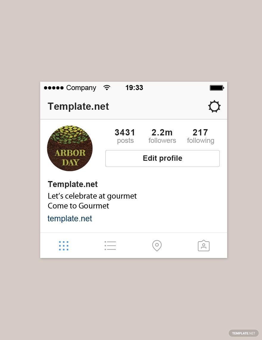Arbor Day Instagram Profile Photo Template