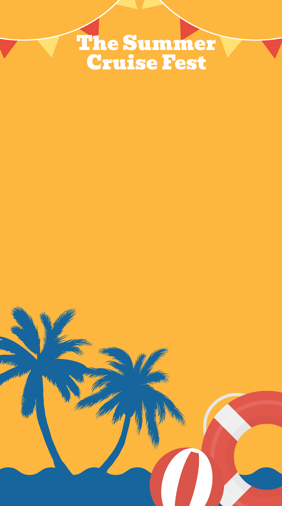 First Day of Summer Party Snapchat Geofilter Template