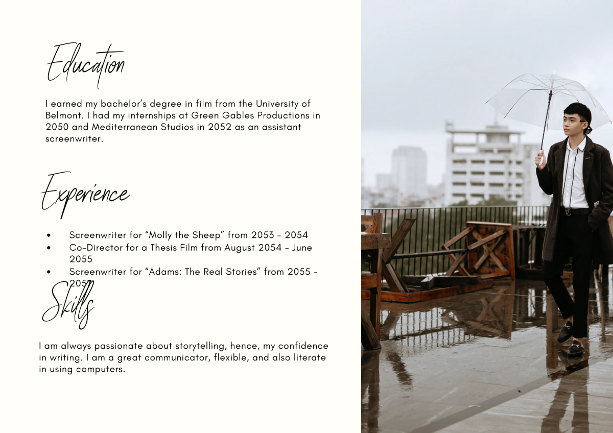 Free Digital Portfolio Template to Edit Online