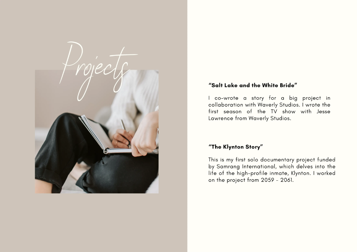 Free Digital Portfolio Template to Edit Online