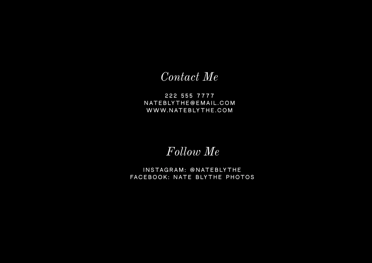 Free Career Portfolio Template to Edit Online