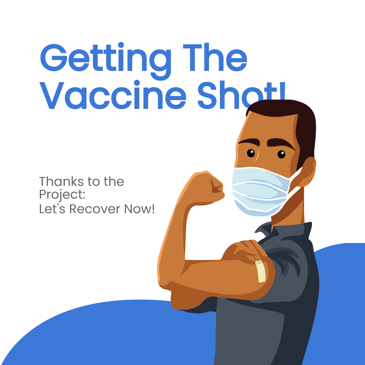 Free I Got Vaccinated Instagram Post Template