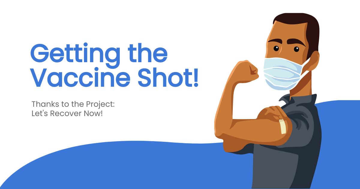 Free I Got Vaccinated Facebook Post Template