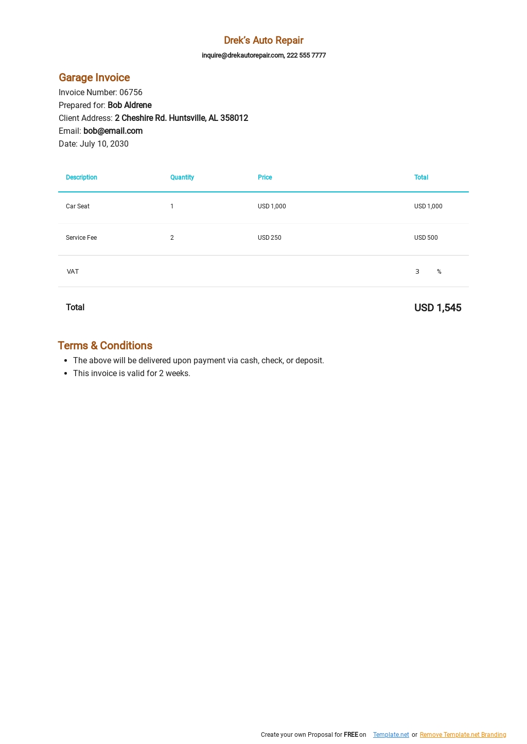 garage-invoice-template-google-docs-google-sheets-excel-word