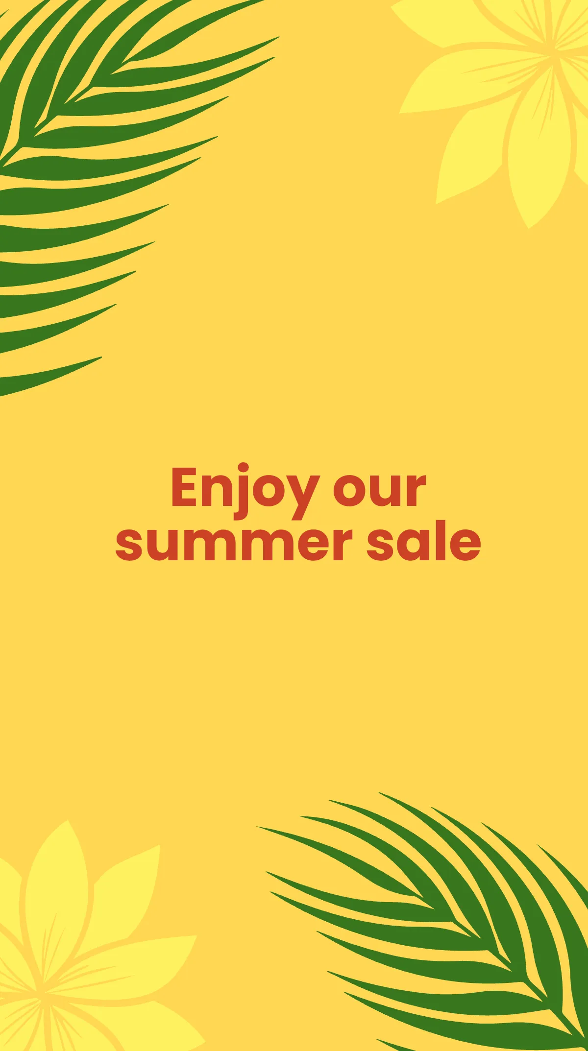Free First Day of Summer Sale Instagram Story Template to Edit Online