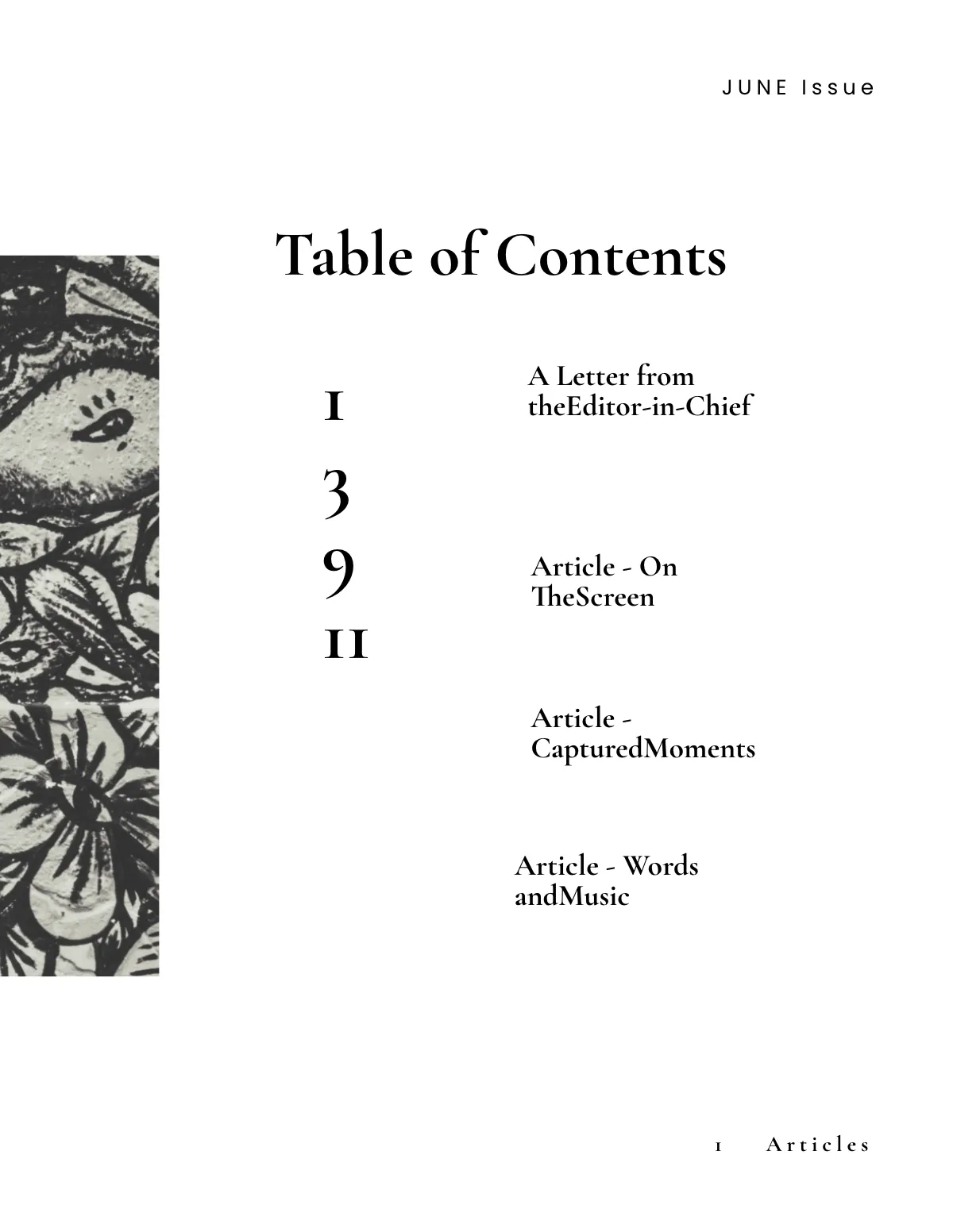 Free Art Zine Template to Edit Online