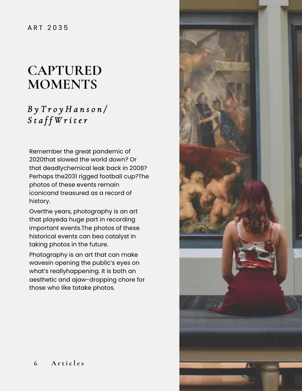 Free Art Zine Template to Edit Online