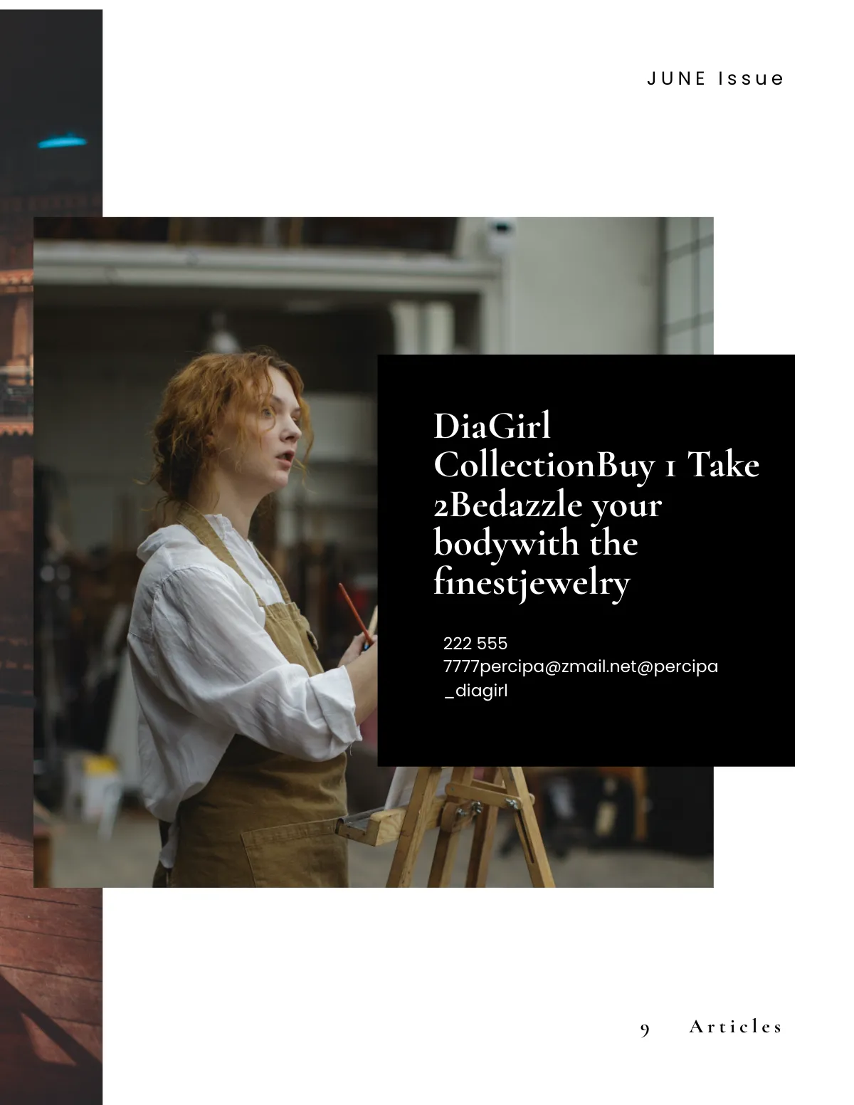 Free Art Zine Template to Edit Online