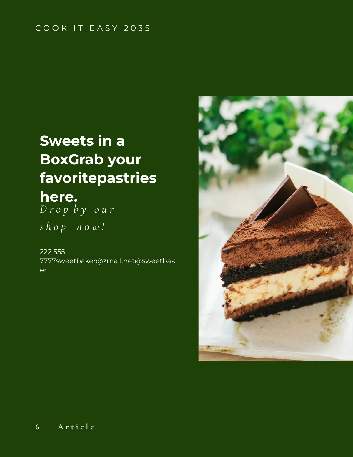 Free Recipe Zine Template to Edit Online