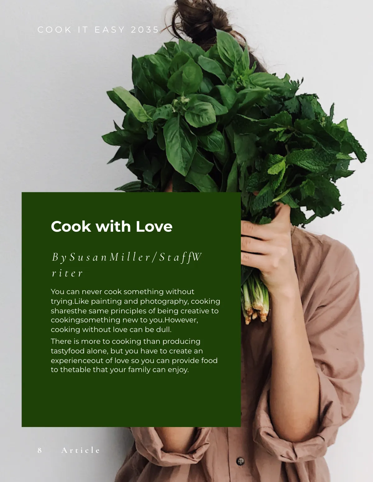 Free Recipe Zine Template to Edit Online