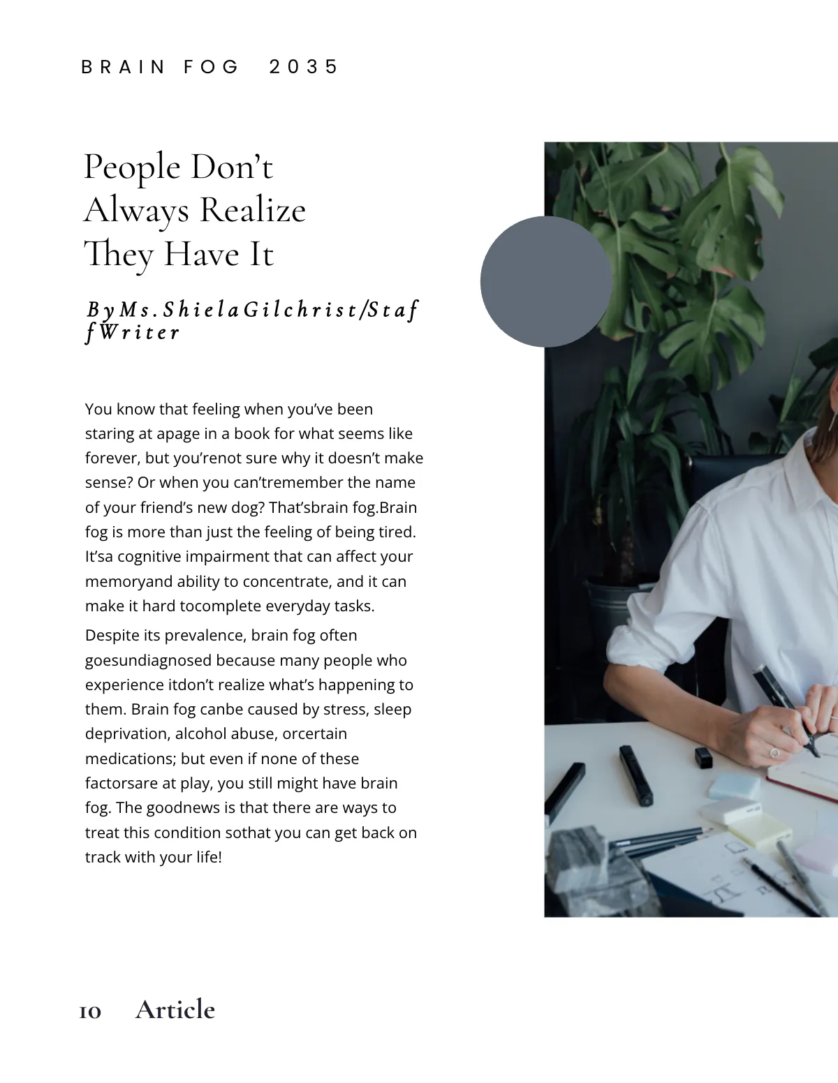 Free Informative Zine Template to Edit Online