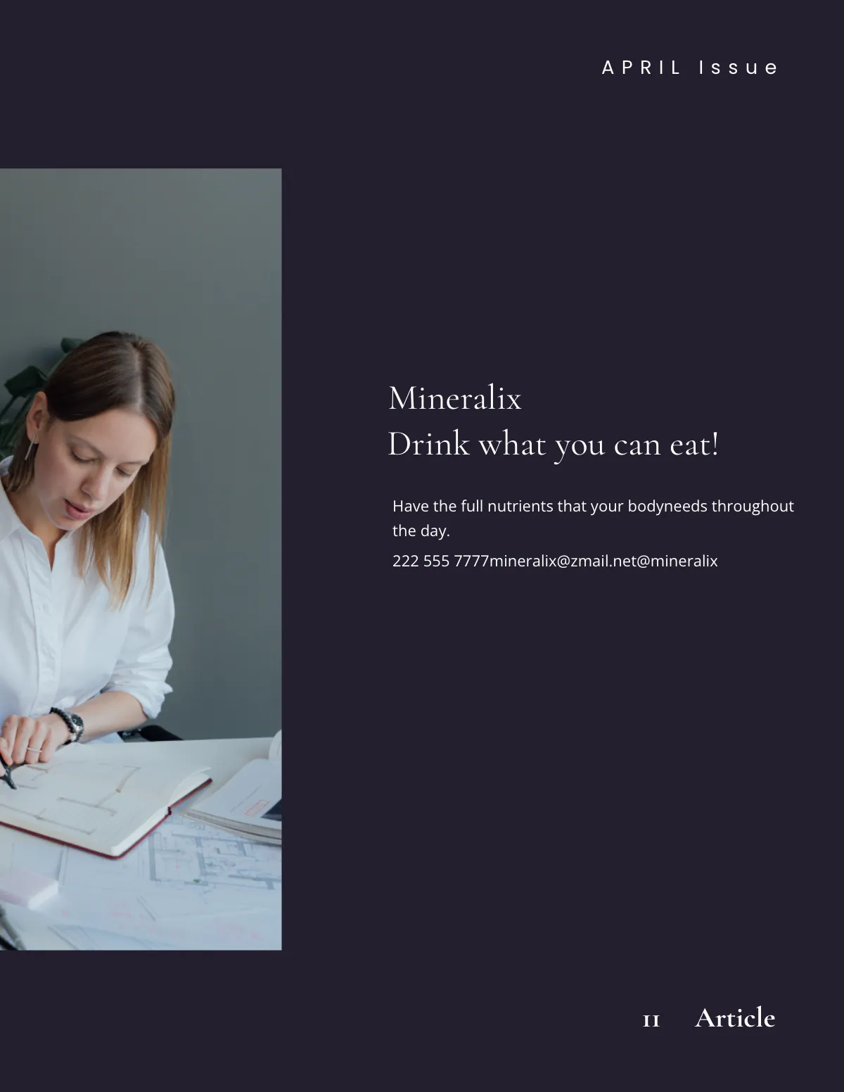 Free Informative Zine Template to Edit Online