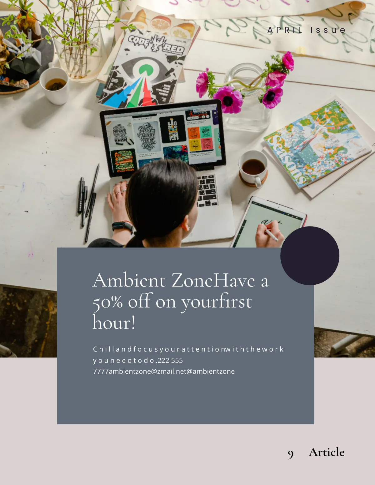 Free Informative Zine Template to Edit Online