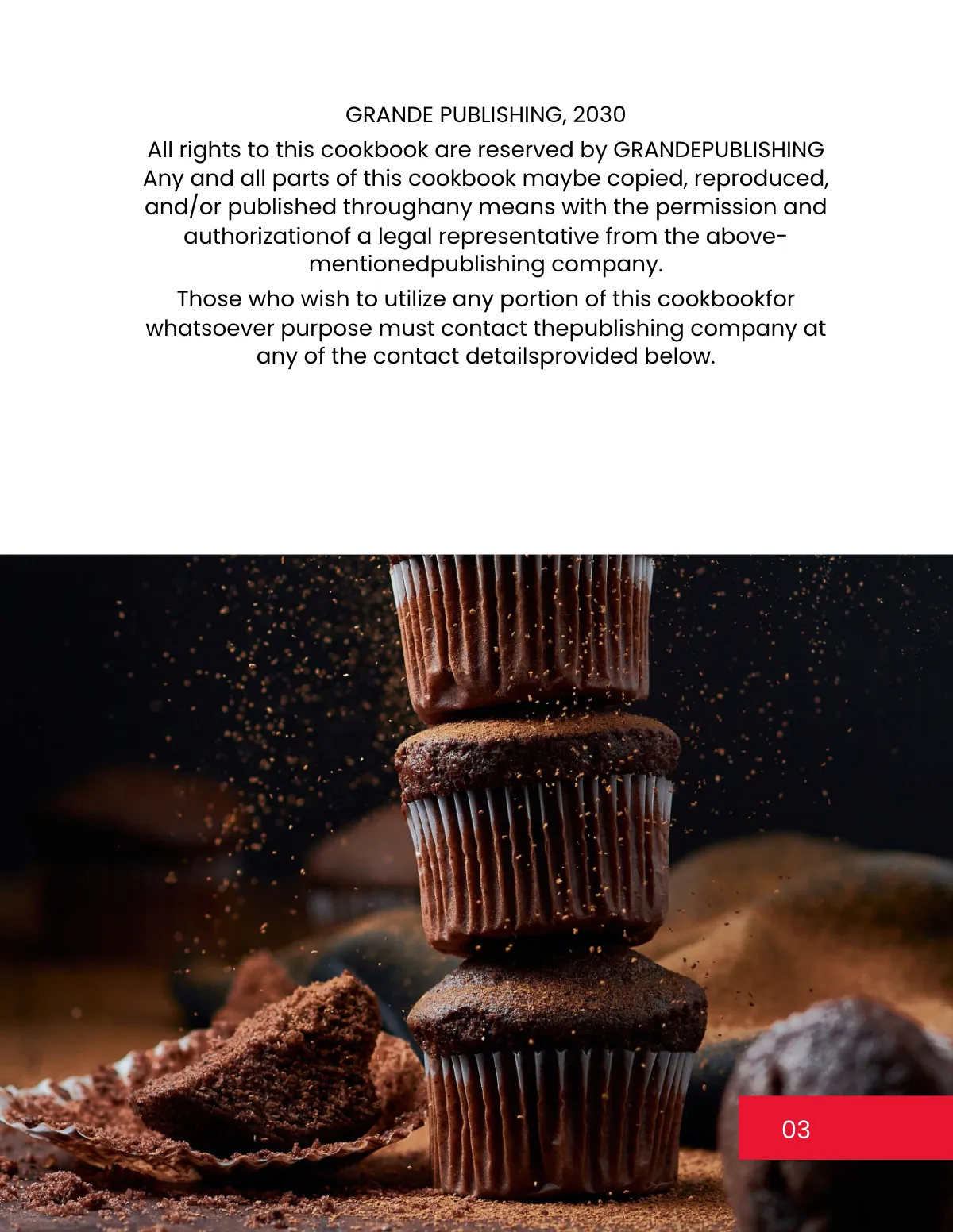 Free Sample Desserts CookBook Template to Edit Online