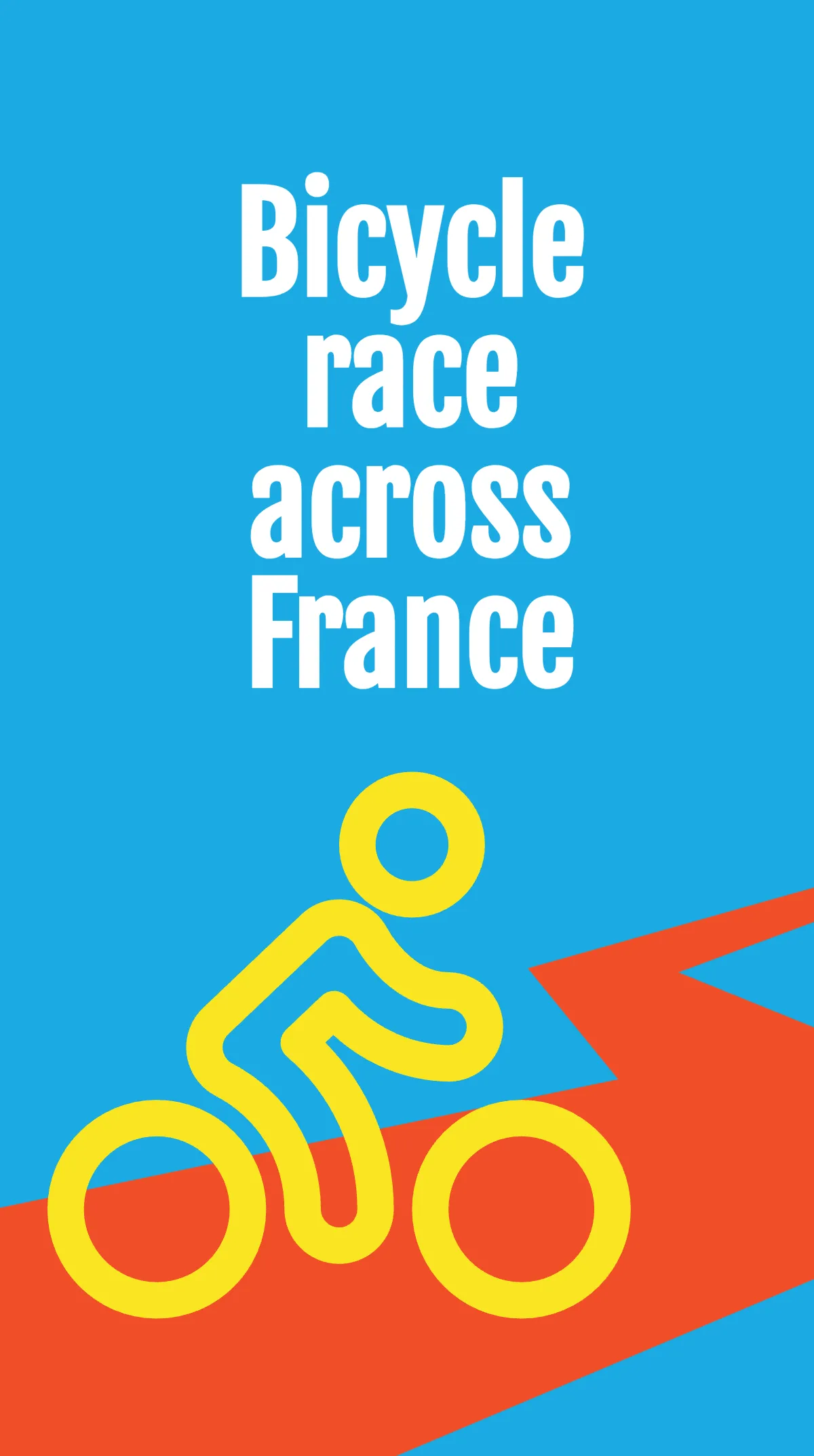 Free Tour De France Instagram Story Template to Edit Online
