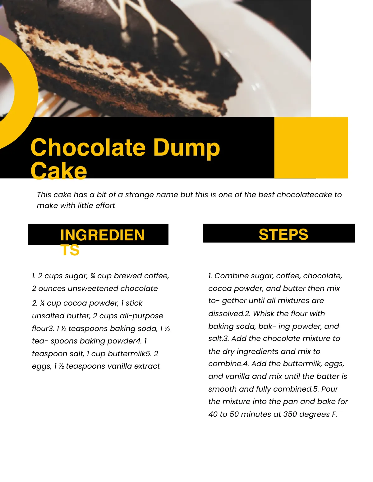 Free Creative Bakery Cookbook Template to Edit Online