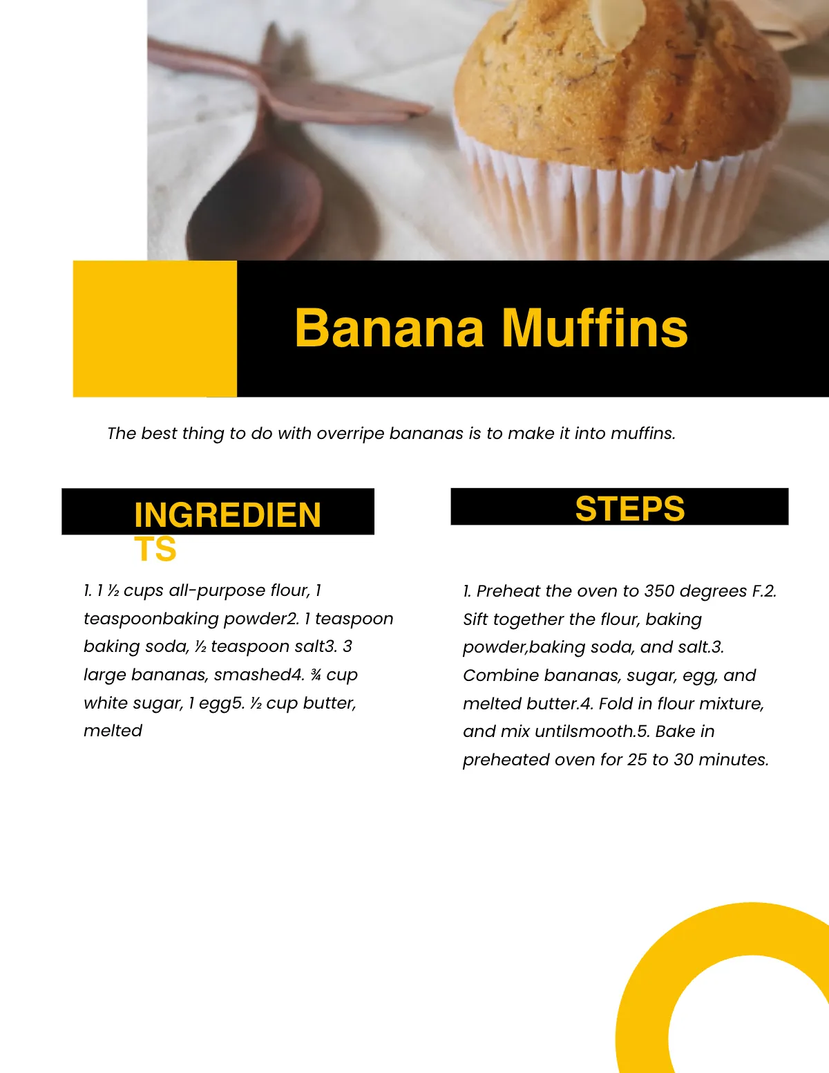 Free Creative Bakery Cookbook Template to Edit Online