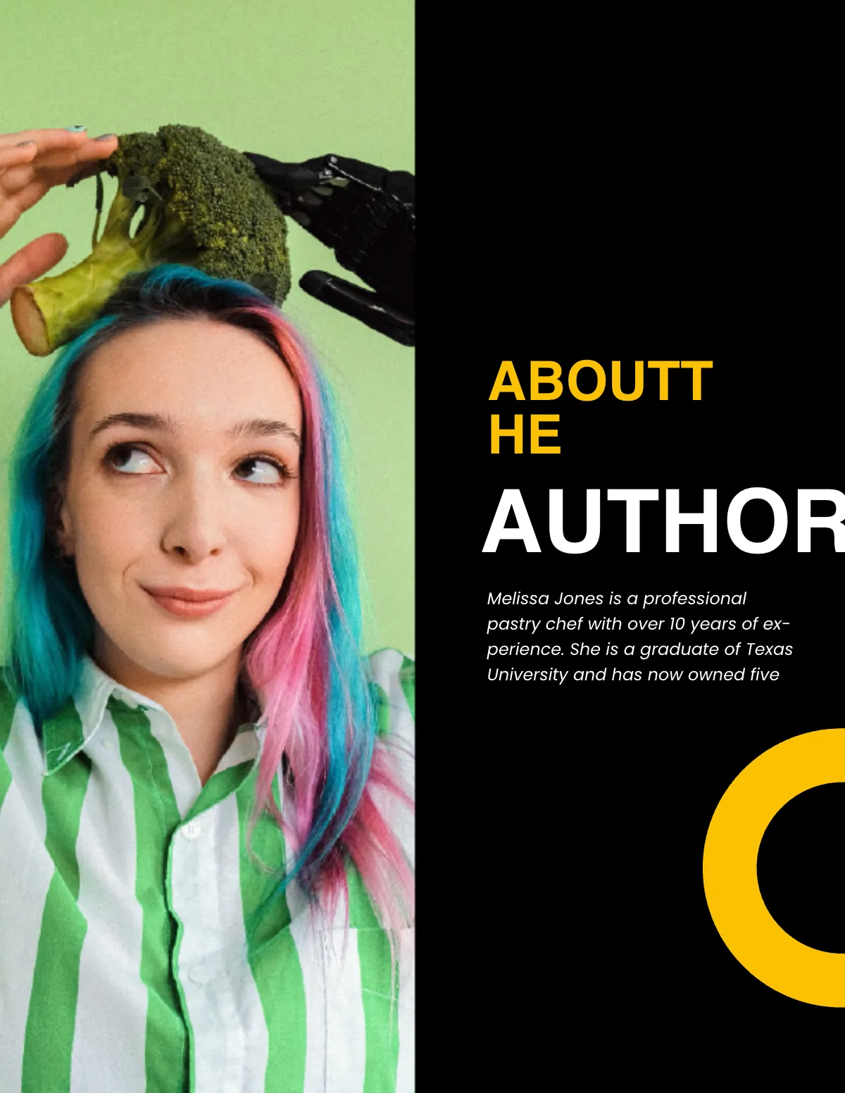 Free Creative Bakery Cookbook Template to Edit Online