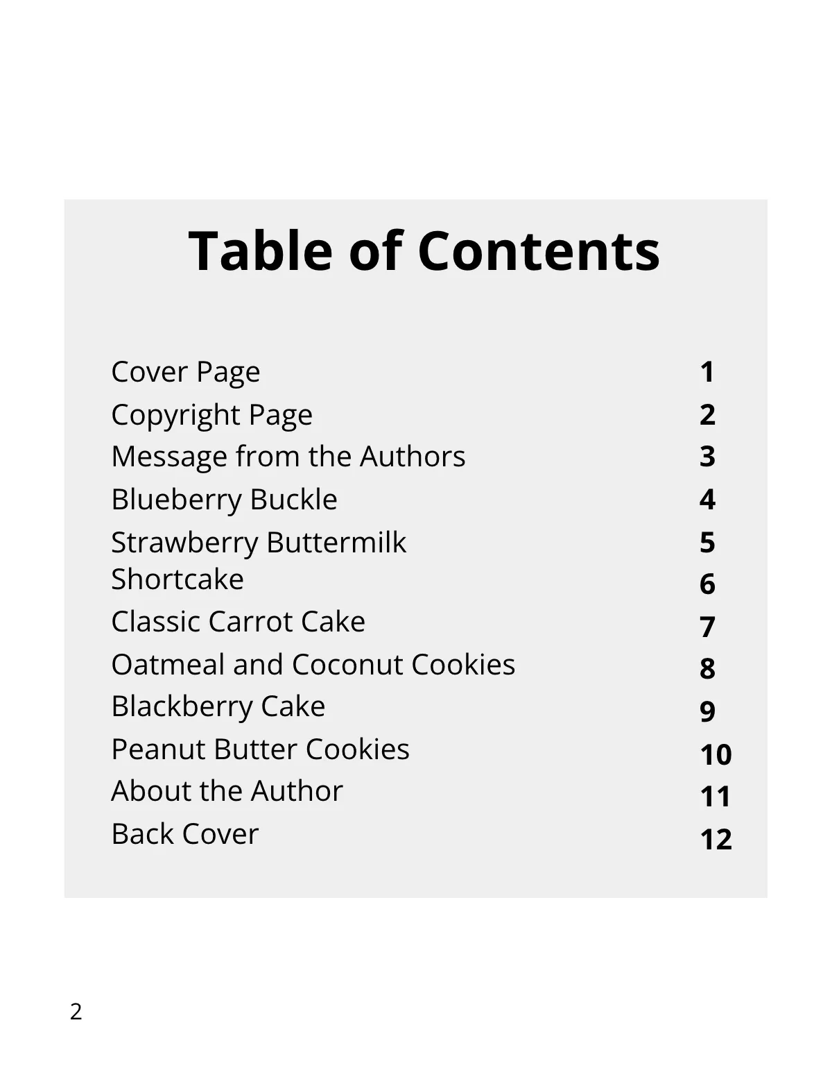 Free Bakery Cookbook Template to Edit Online