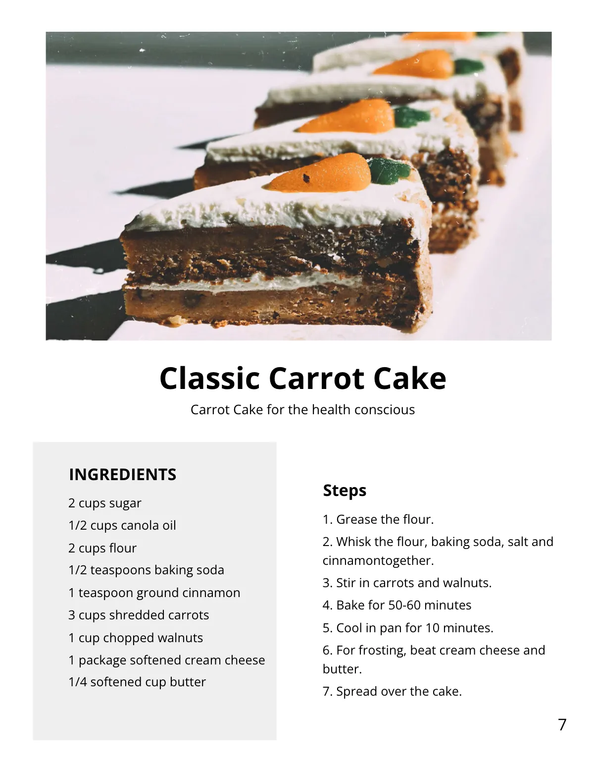 Free Bakery Cookbook Template to Edit Online