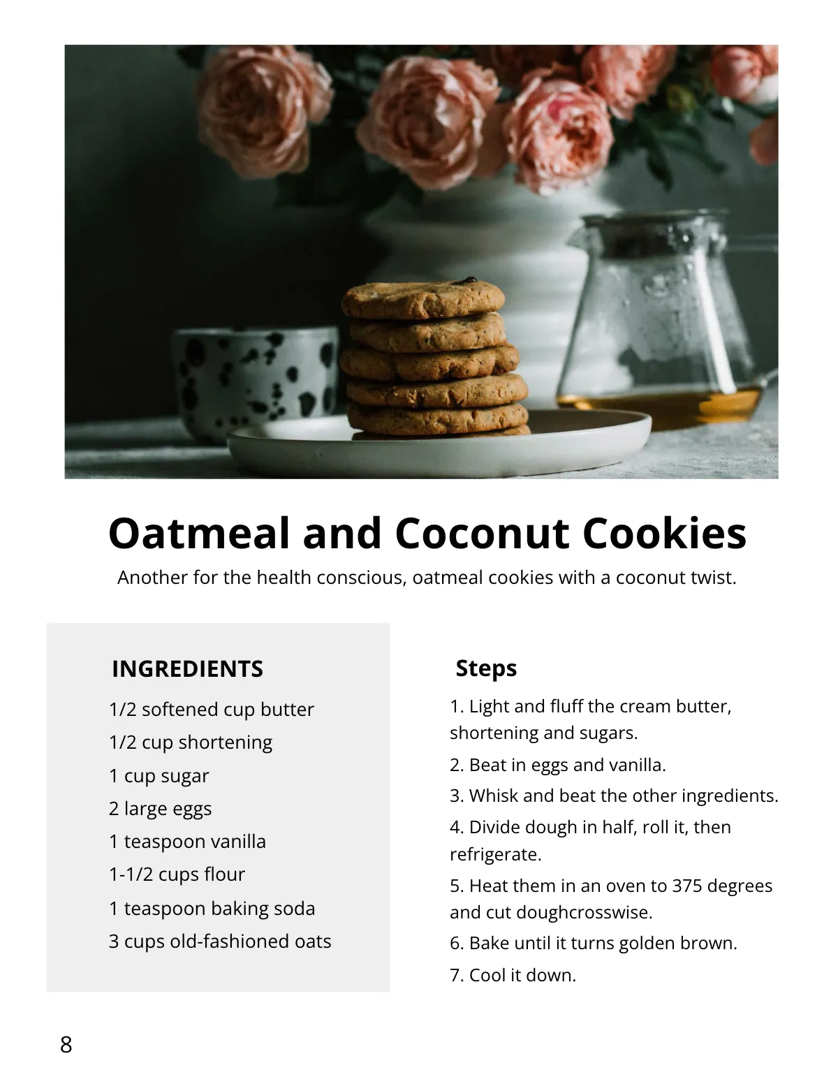 Free Bakery Cookbook Template to Edit Online