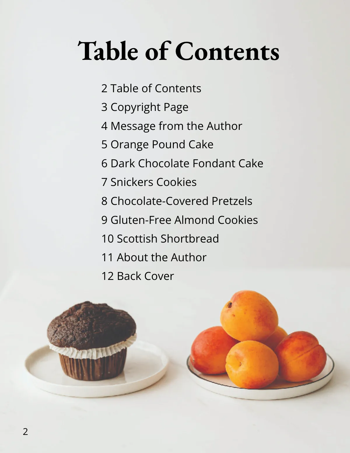 Free Elegant Bakery Cookbook Template to Edit Online