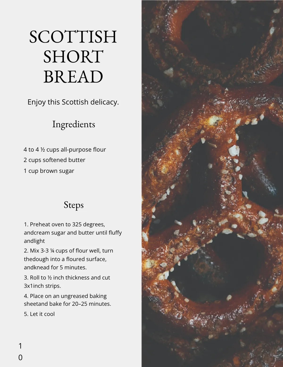 Free Elegant Bakery Cookbook Template to Edit Online