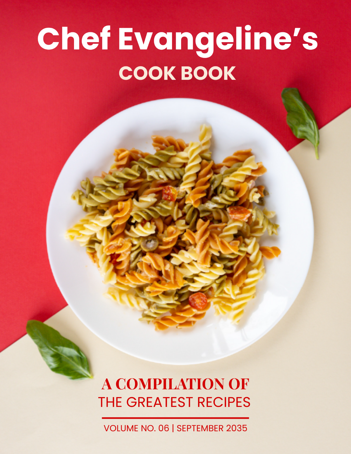 Good Food Cookbook Template