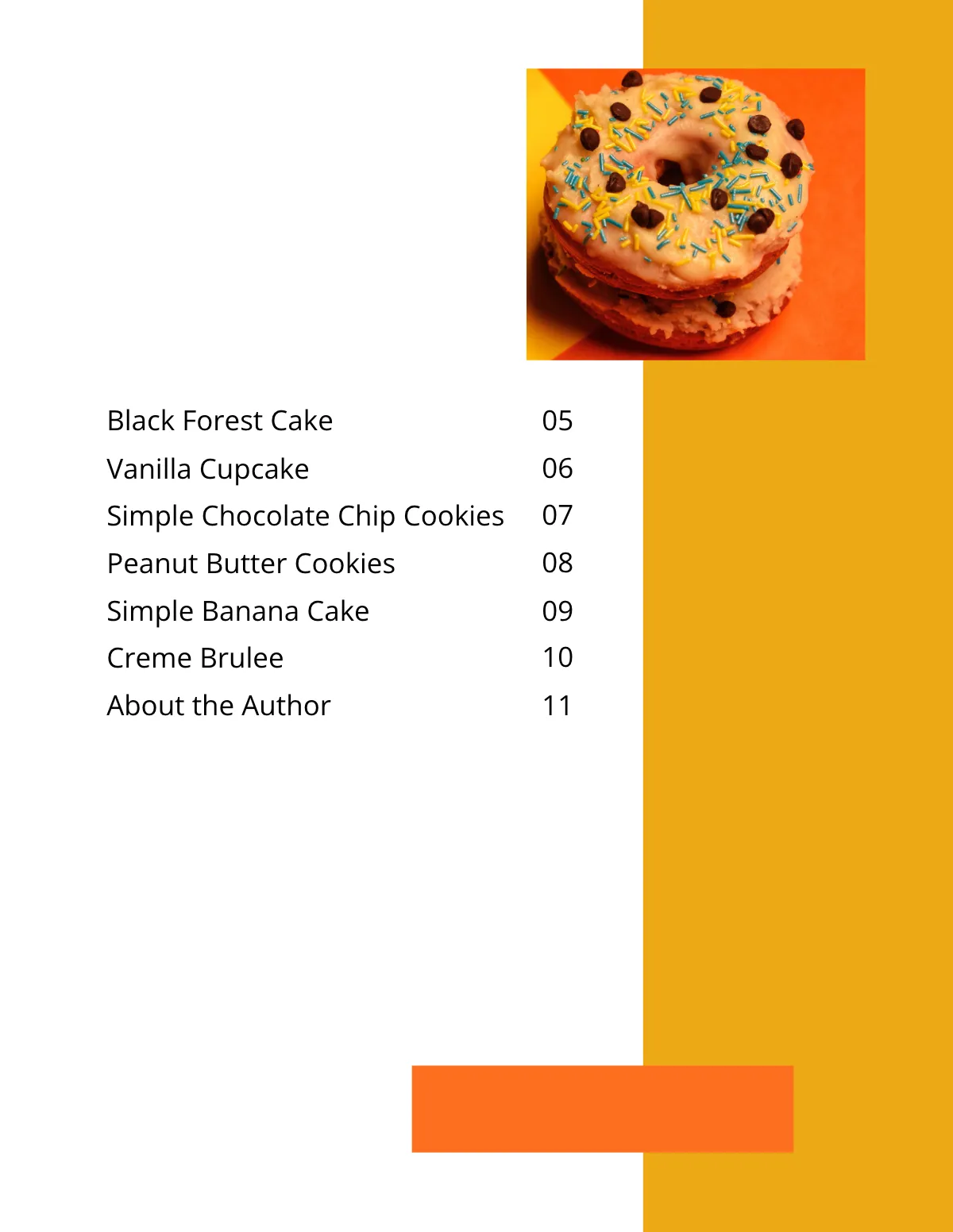Free Modern Bakery Cookbook Template to Edit Online