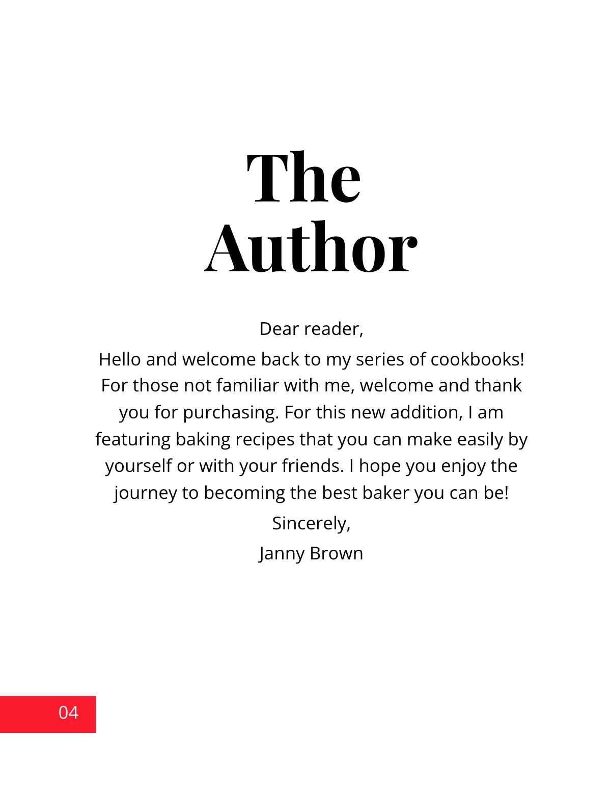 Free Modern Bakery Cookbook Template to Edit Online