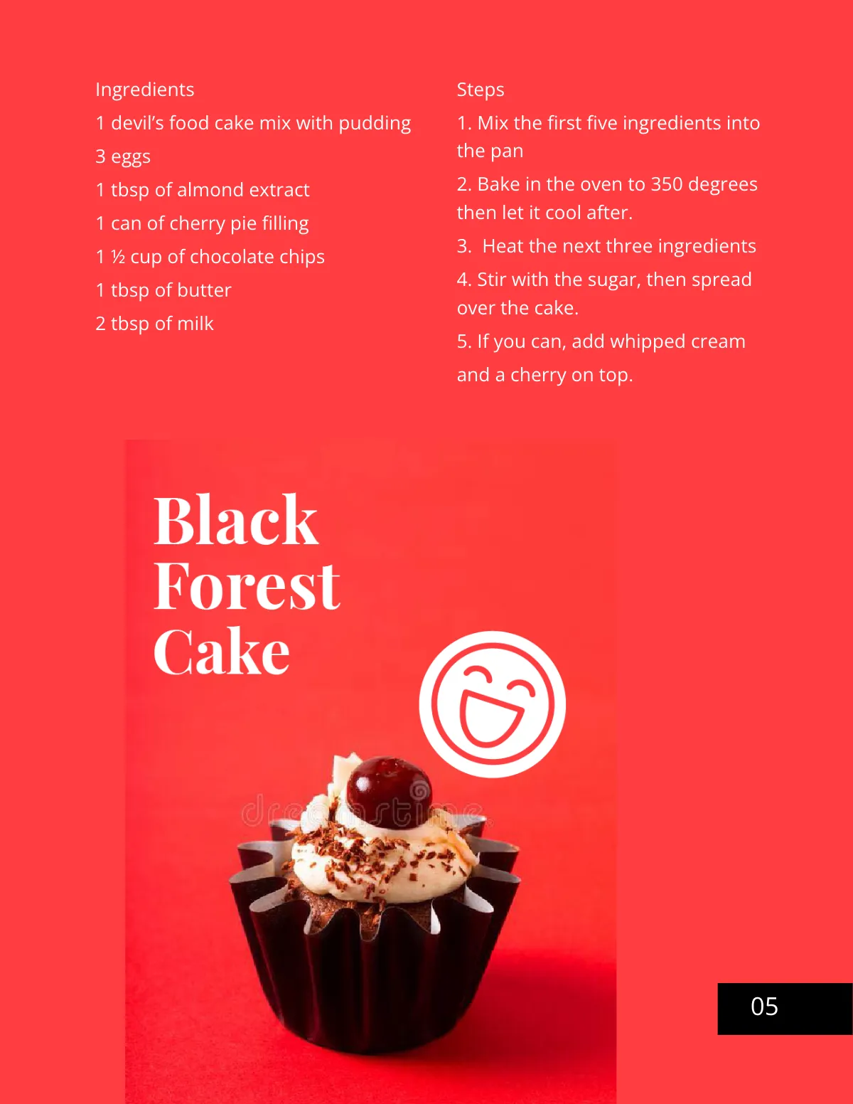 Free Modern Bakery Cookbook Template to Edit Online