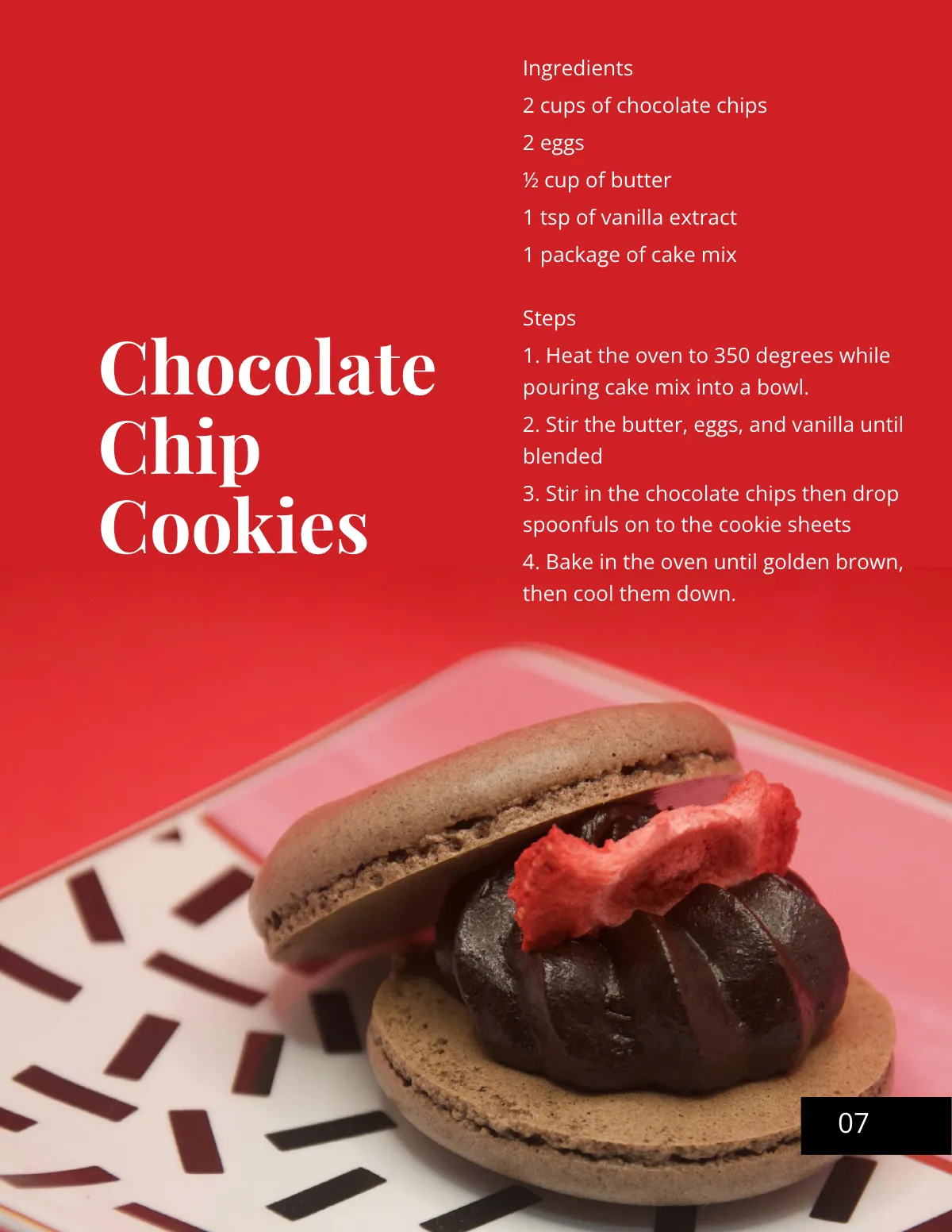 Free Modern Bakery Cookbook Template to Edit Online