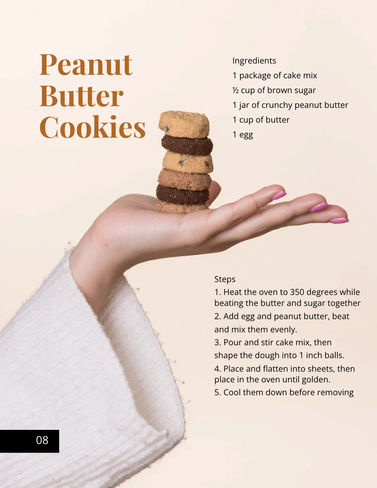 Free Modern Bakery Cookbook Template to Edit Online