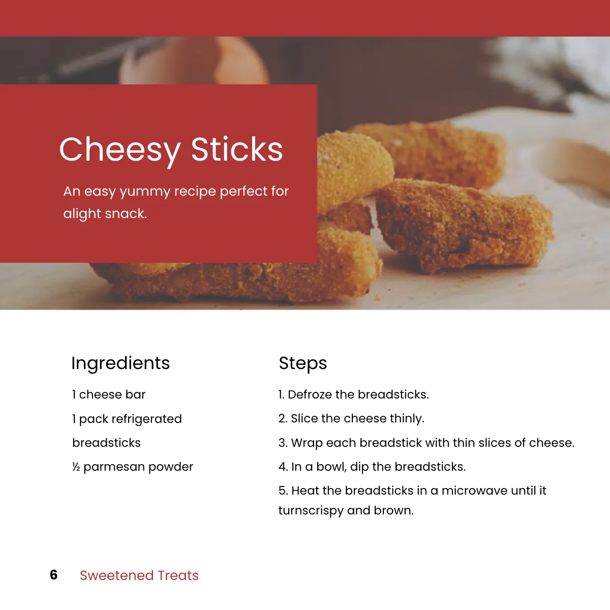 Free Square Bakery Cookbook Template to Edit Online