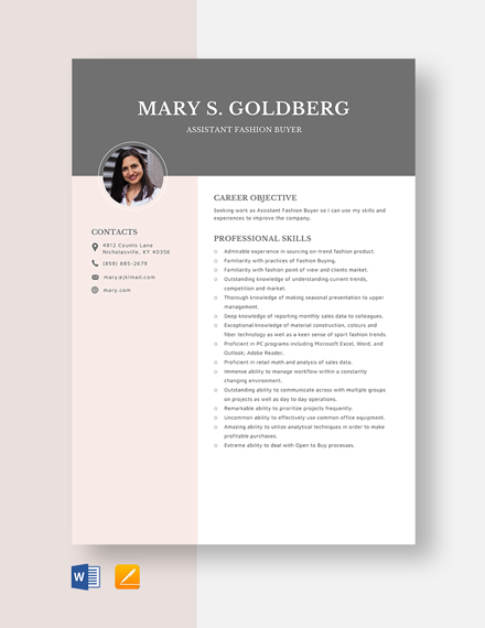  Fashion Designer Assistant Resume Sample Best Design Idea